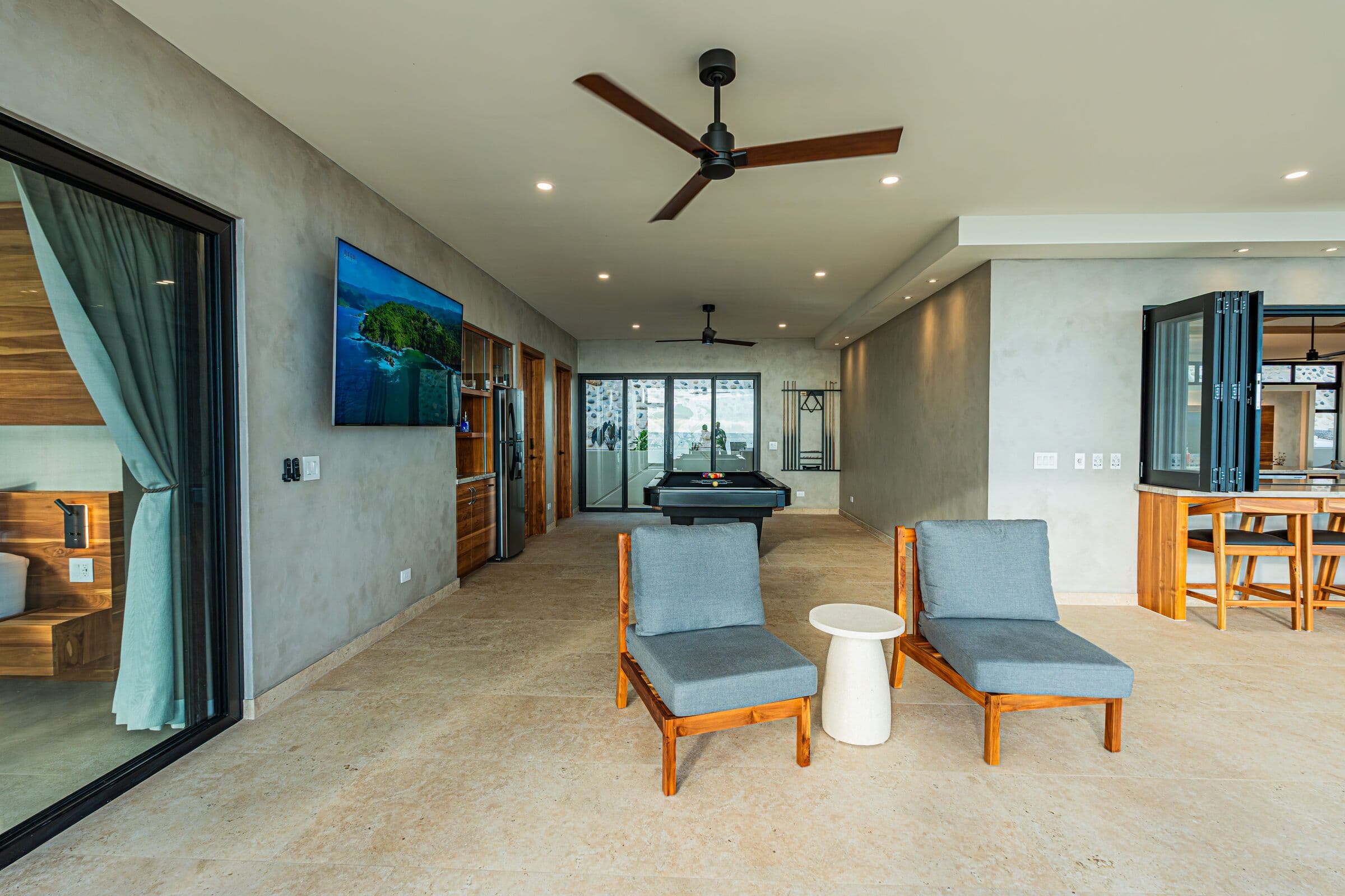 Entertainment area from a different angle