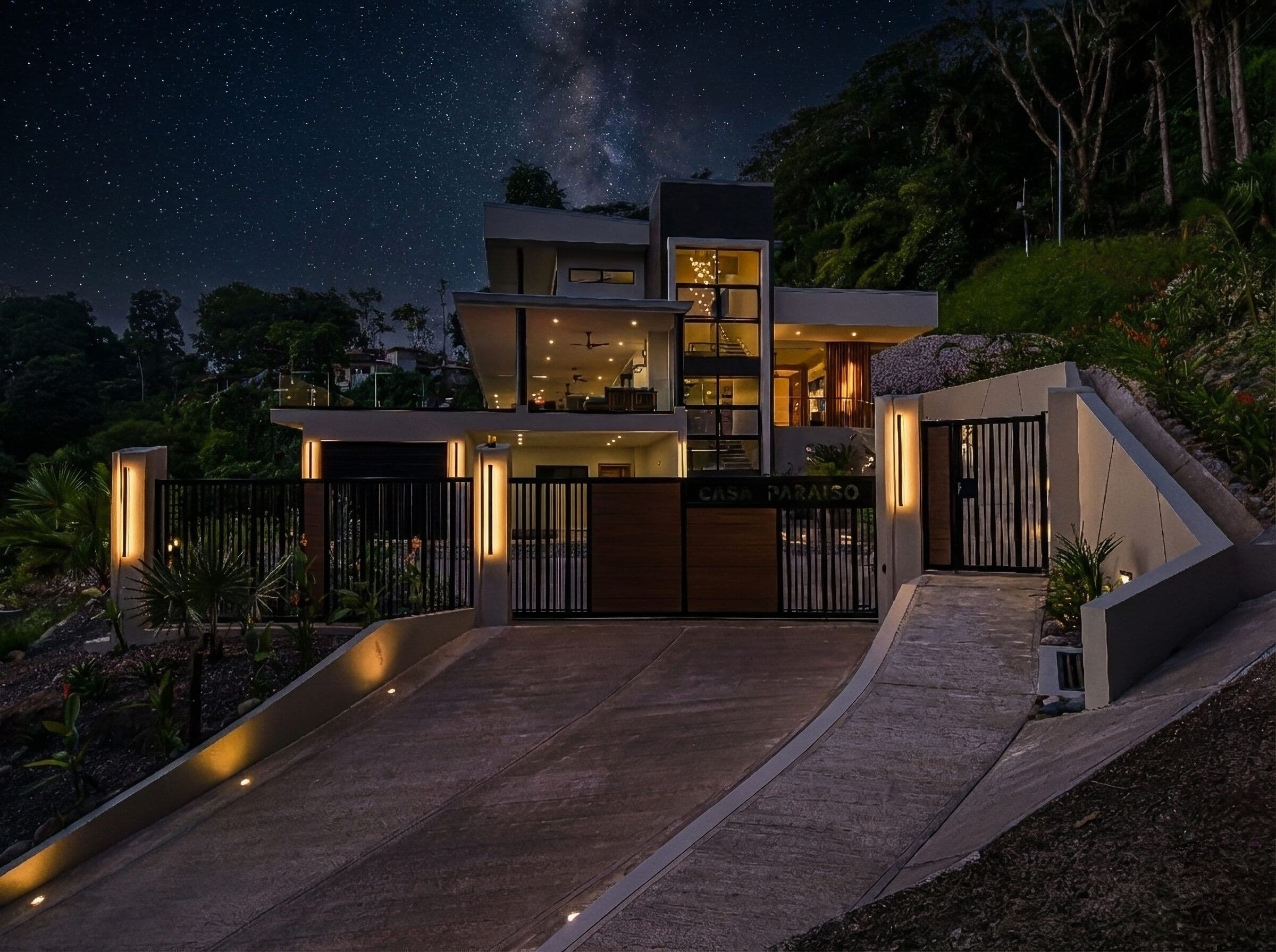 Entrance under the Milky Way